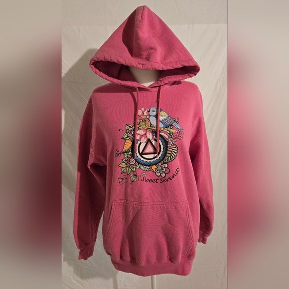 Port and Company Tops - **SOLD 💡** Port & Company Pink AA Hoodie